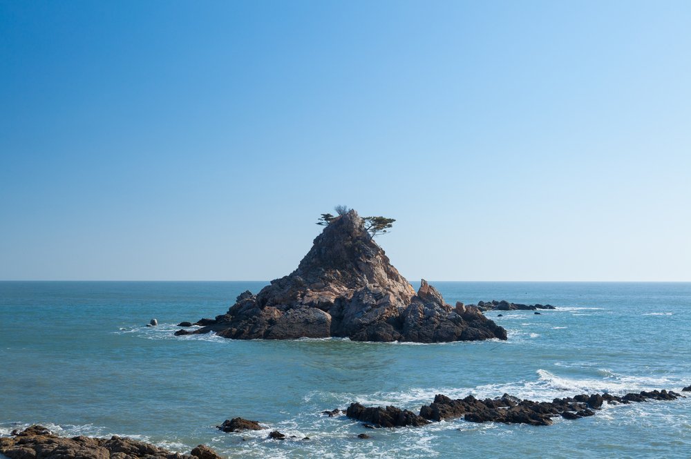 Beach along the Taean coastline