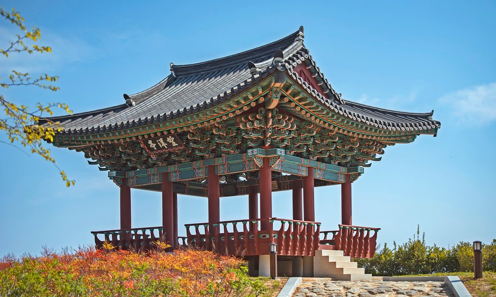 View from Mangyangjeong Pavilion in Uljin
