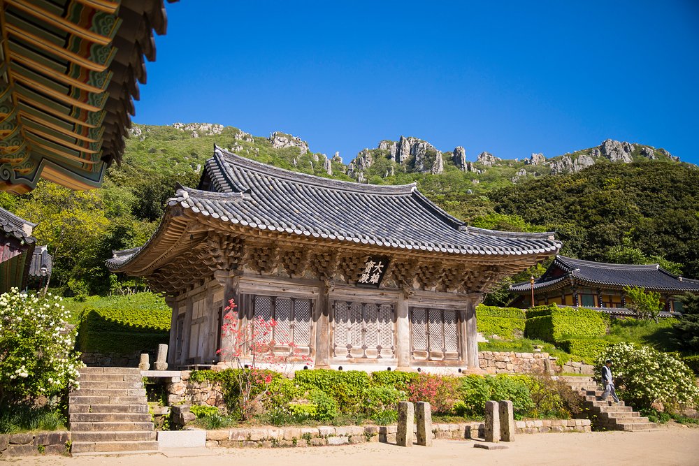 Mihwangsa Temple on Dalmasan Mountain in Haenam