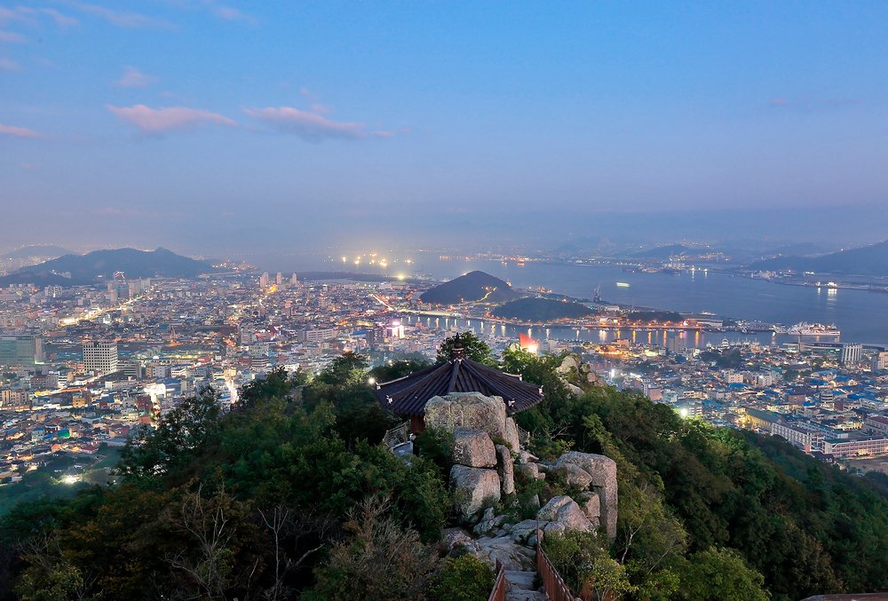 Yudalsan Mountain overlooking Mokpo