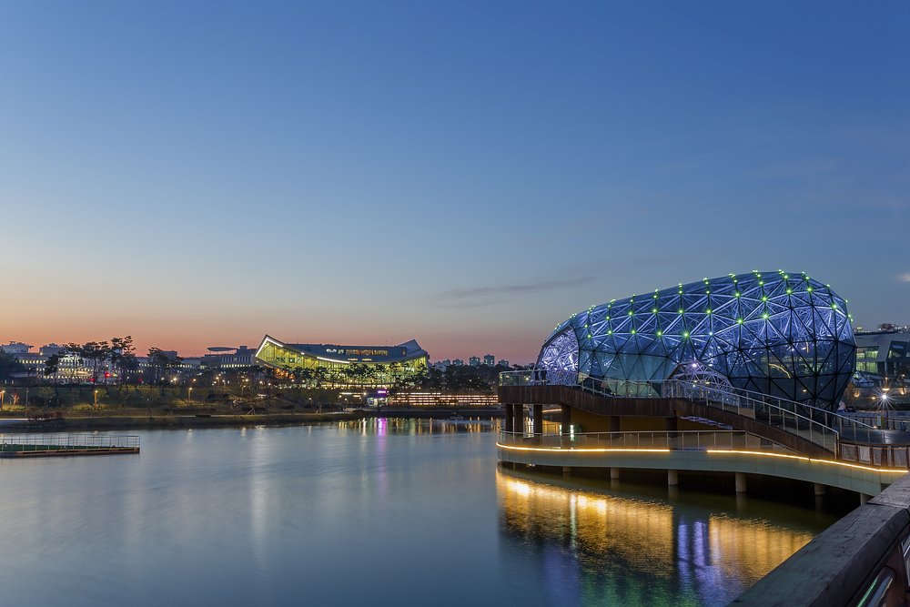 Planned urban landscape in Sejong City